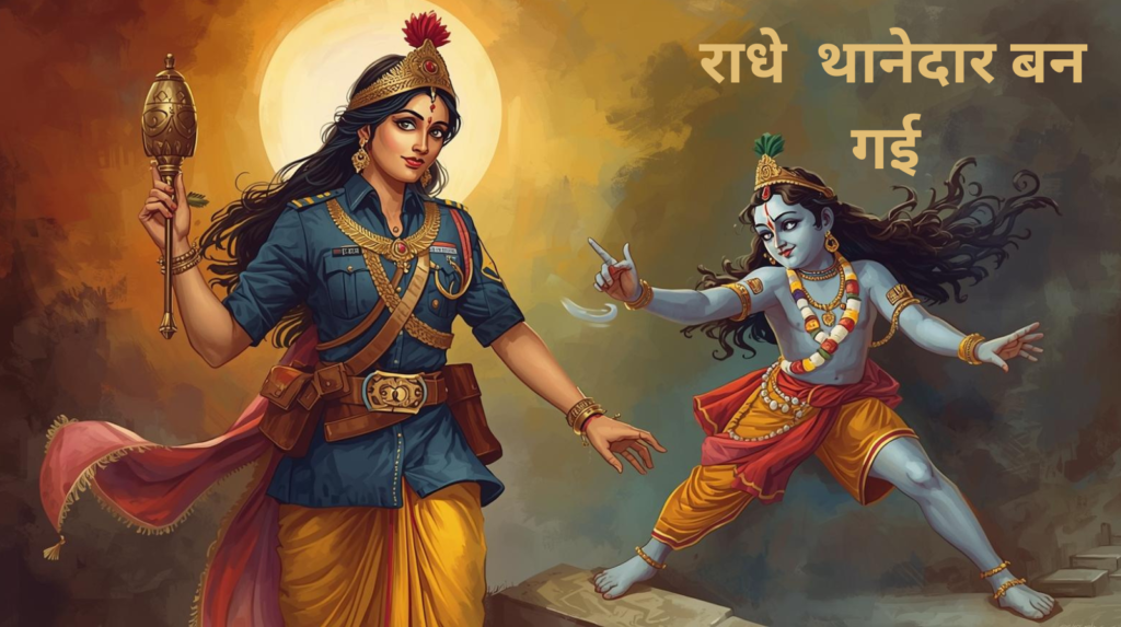 राधे थानेदार बन गई